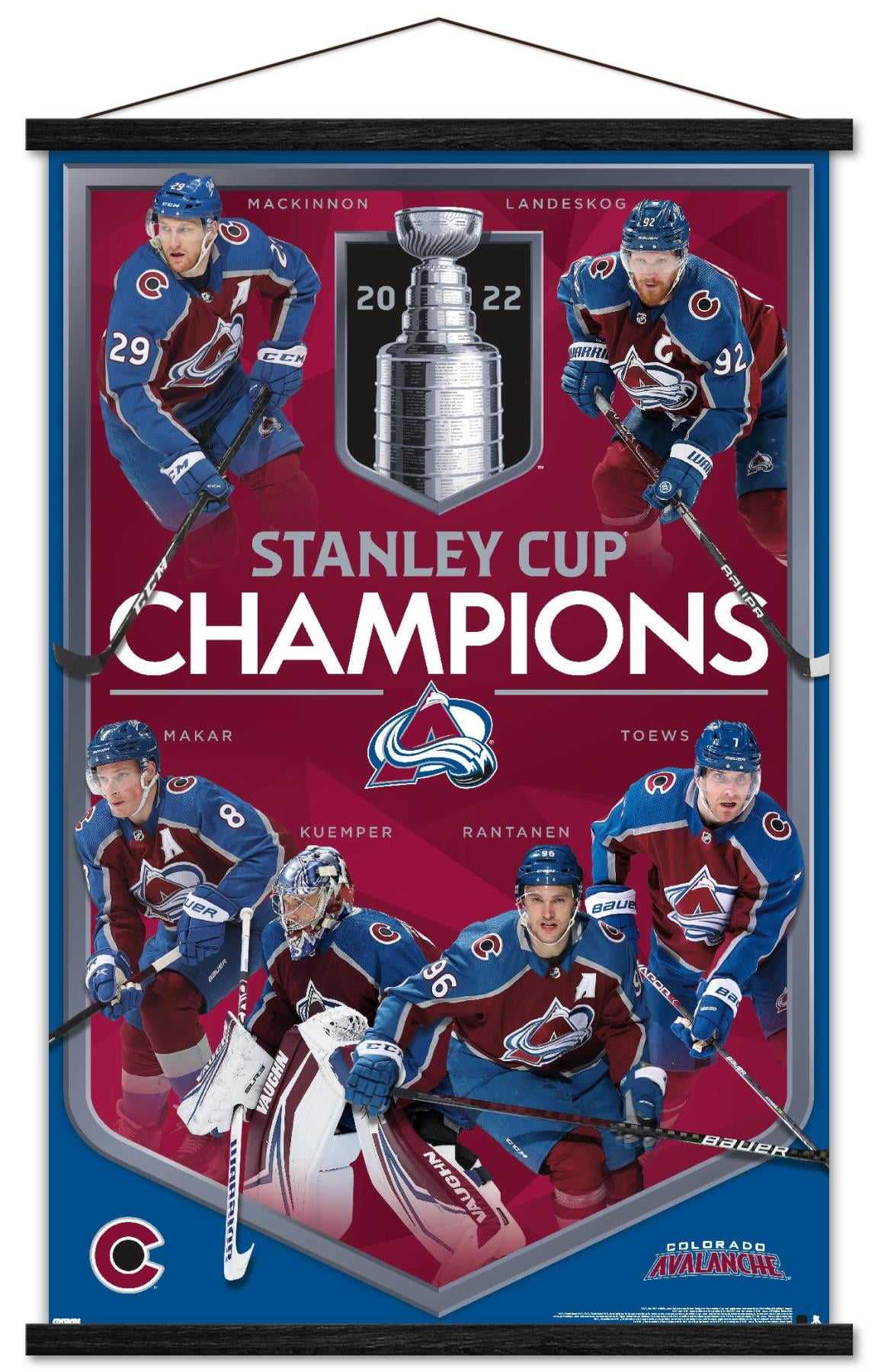 Colorado Avalanche 2-Time Stanley Cup Champs Pin