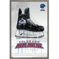 thumbnail image 1 of NHL Colorado Avalanche - Drip Skate 21 Wall Poster, 22.375" x 34", Framed, 1 of 3