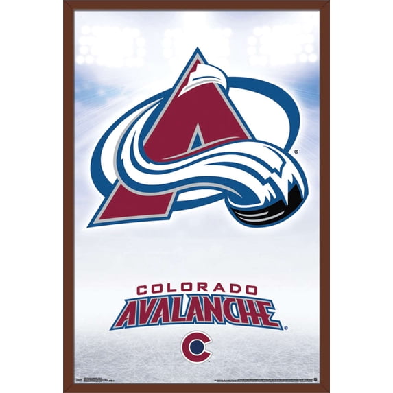 NHL Colorado Avalanche - Logo 17 Wall Poster, 22.375" x 34", Framed