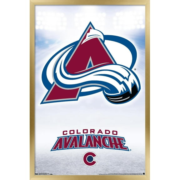 NHL Colorado Avalanche - Logo 17 Wall Poster, 22.375" x 34", Framed