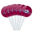 thumbnail image 1 of NHL Colorado Avalanche Logos Cupcake Picks Toppers Decoration Set of 6, 1 of 7