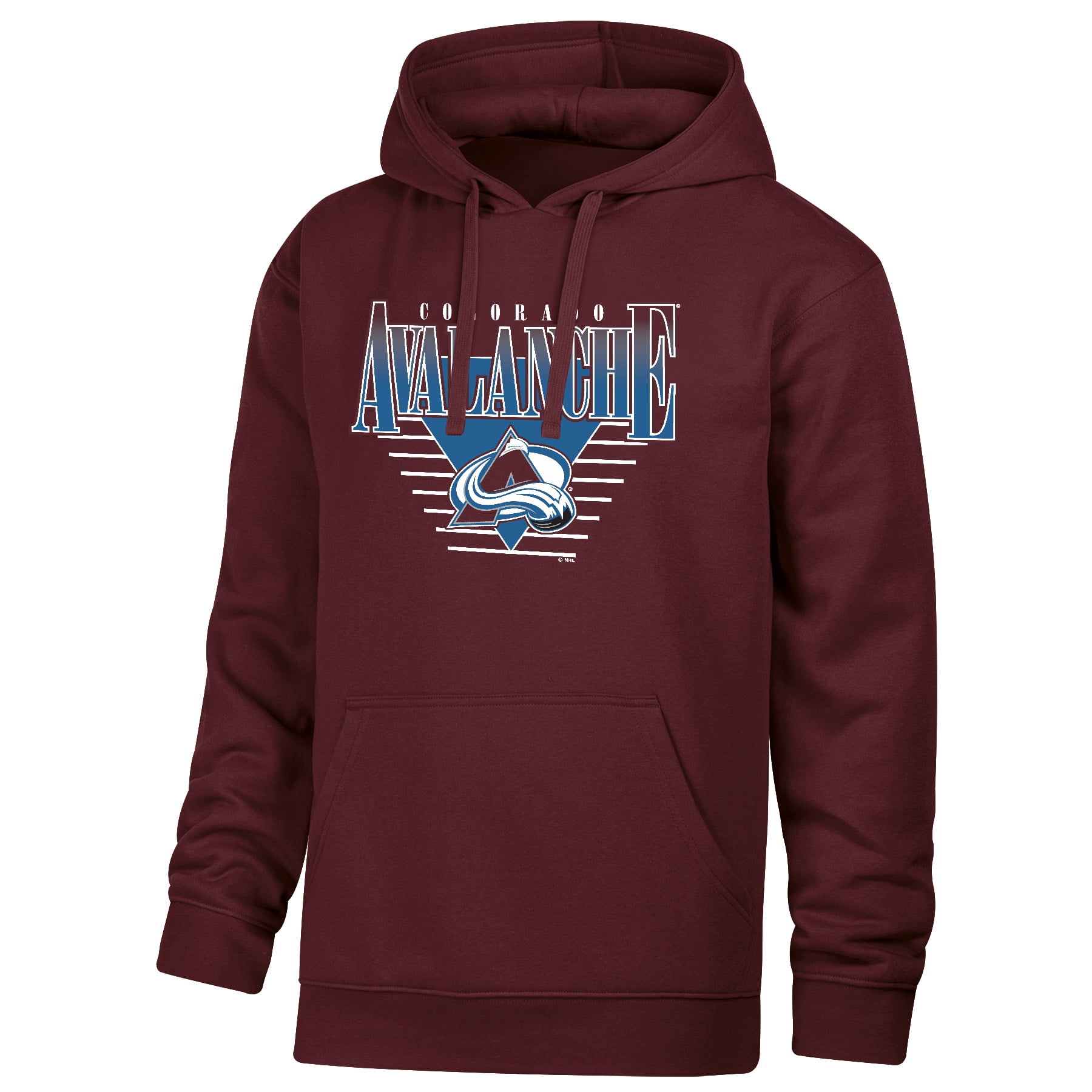 NHL Colorado Avalanche Men's Team Color 90's Fleece Hood