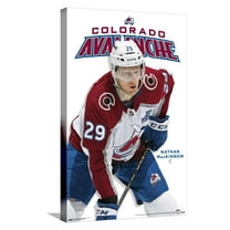 NHL Colorado Avalanche - Nathan MacKinnon Feature Series 23 Canvas Wall Poster, 14.725" x 22.375"