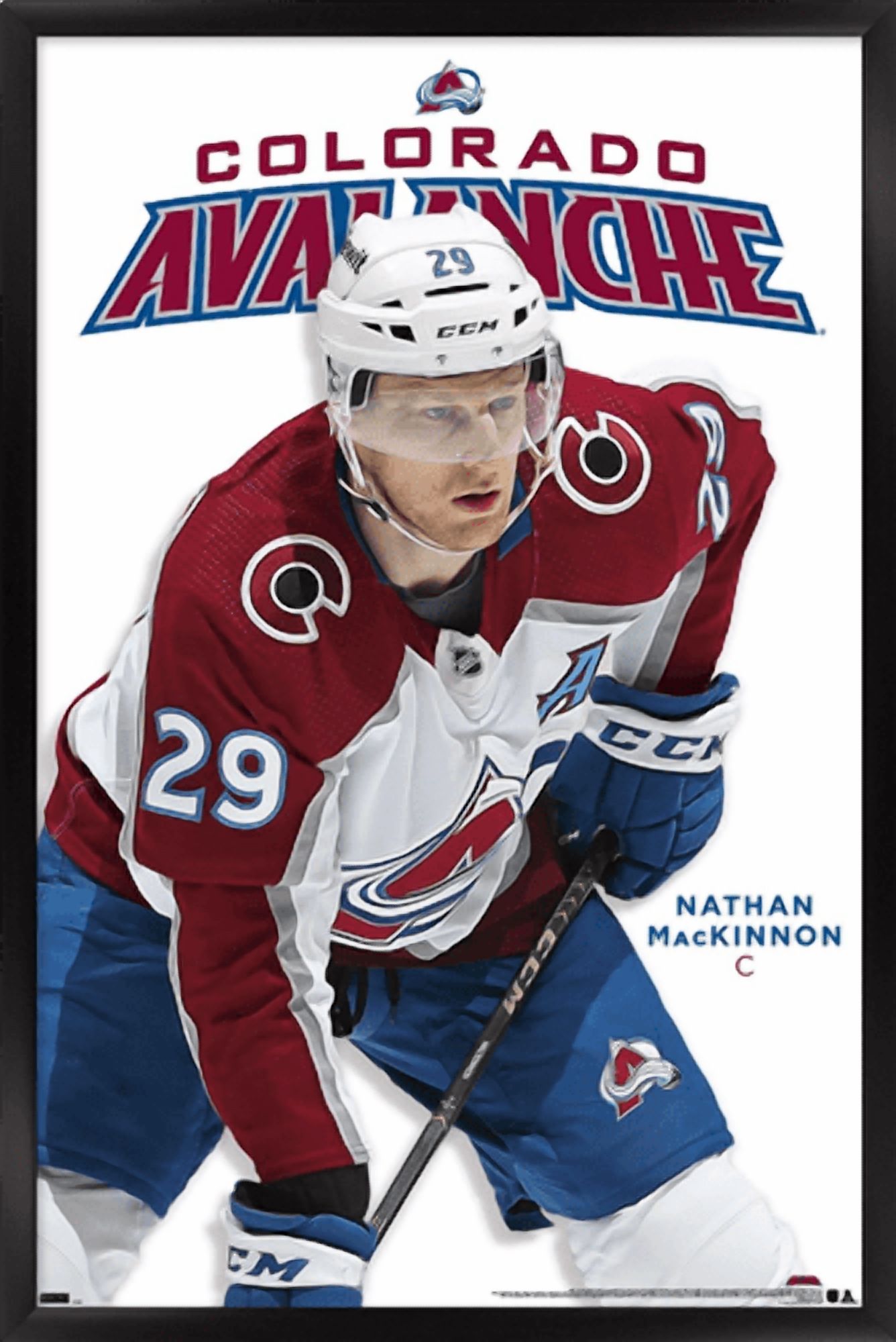 NHL Colorado Avalanche - Nathan MacKinnon Feature Series 23 Wall Poster, 22.375" x 34" Framed
