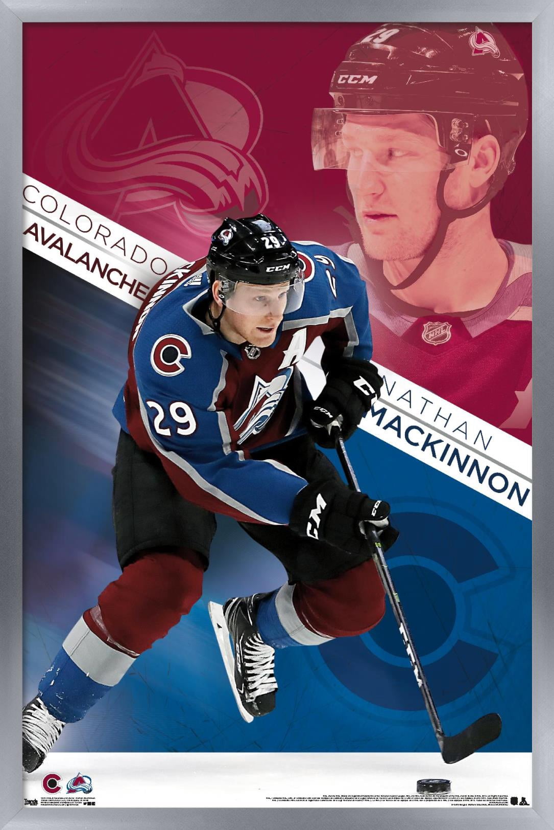 NHL Colorado Avalanche - Nathan Mackinnon Wall Poster, 22.375" x 34" Framed
