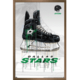 thumbnail image 1 of NHL Dallas Stars - Drip Skate 21 Wall Poster, 22.375" x 34", Framed, 1 of 3