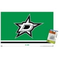 thumbnail image 1 of NHL Dallas Stars - Logo 21 Wall Poster with Pushpins, 14.725" x 22.375", 1 of 6