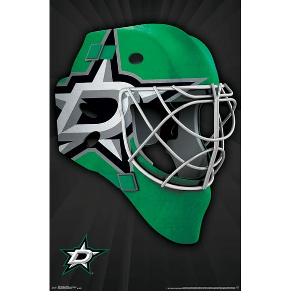 NHL Dallas Stars - Mask 16 Wall Poster, 22.375" x 34"