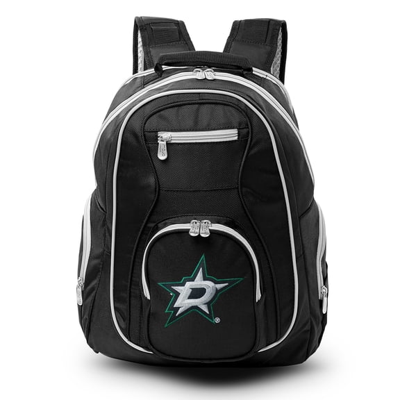 NHL Dallas Stars Premium Laptop Backpack with Colored Trim