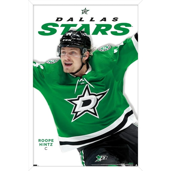 NHL Dallas Stars Roope Hintz Feature Series 23 Wall Poster, 22.375" x 34" Framed