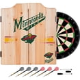 thumbnail image 1 of NHL Dart Cabinet Set with Darts and Board - Minnesota Wild, 1 of 4