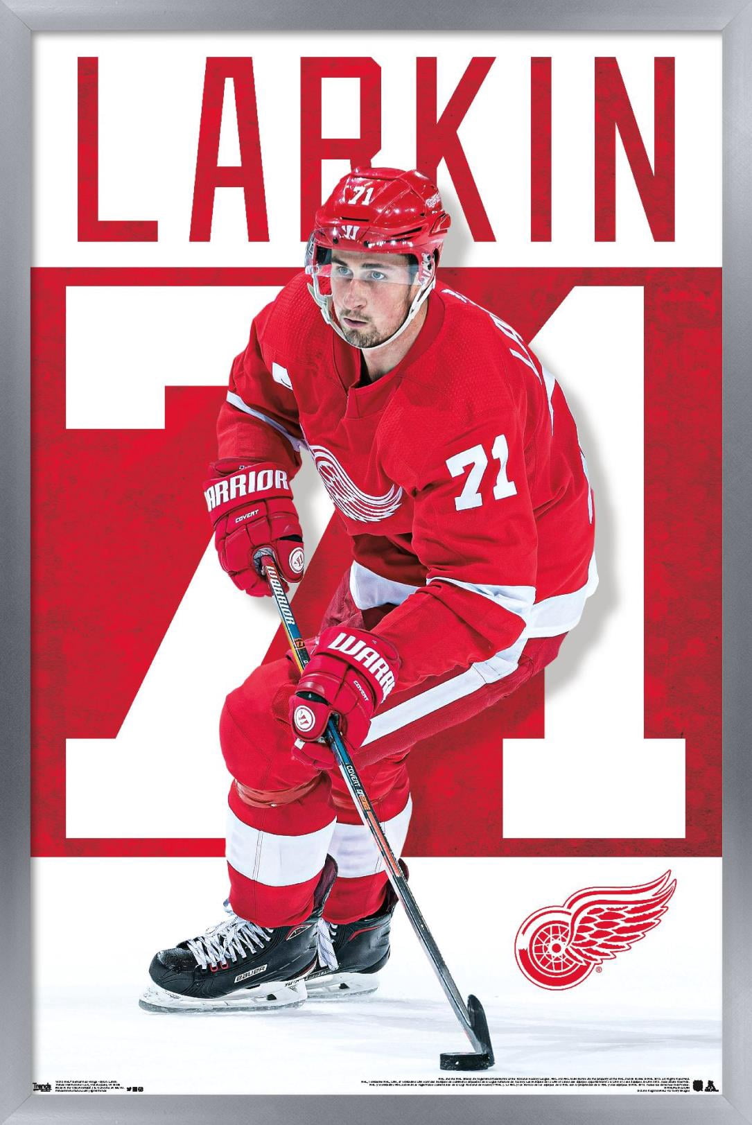 NHL Detroit Red Wings - Dylan Larkin Wall Poster, 22.375" x 34" Framed