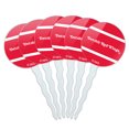 thumbnail image 1 of NHL Detroit Red Wings Logo Cupcake Picks Toppers Decoration Set of 6, 1 of 7
