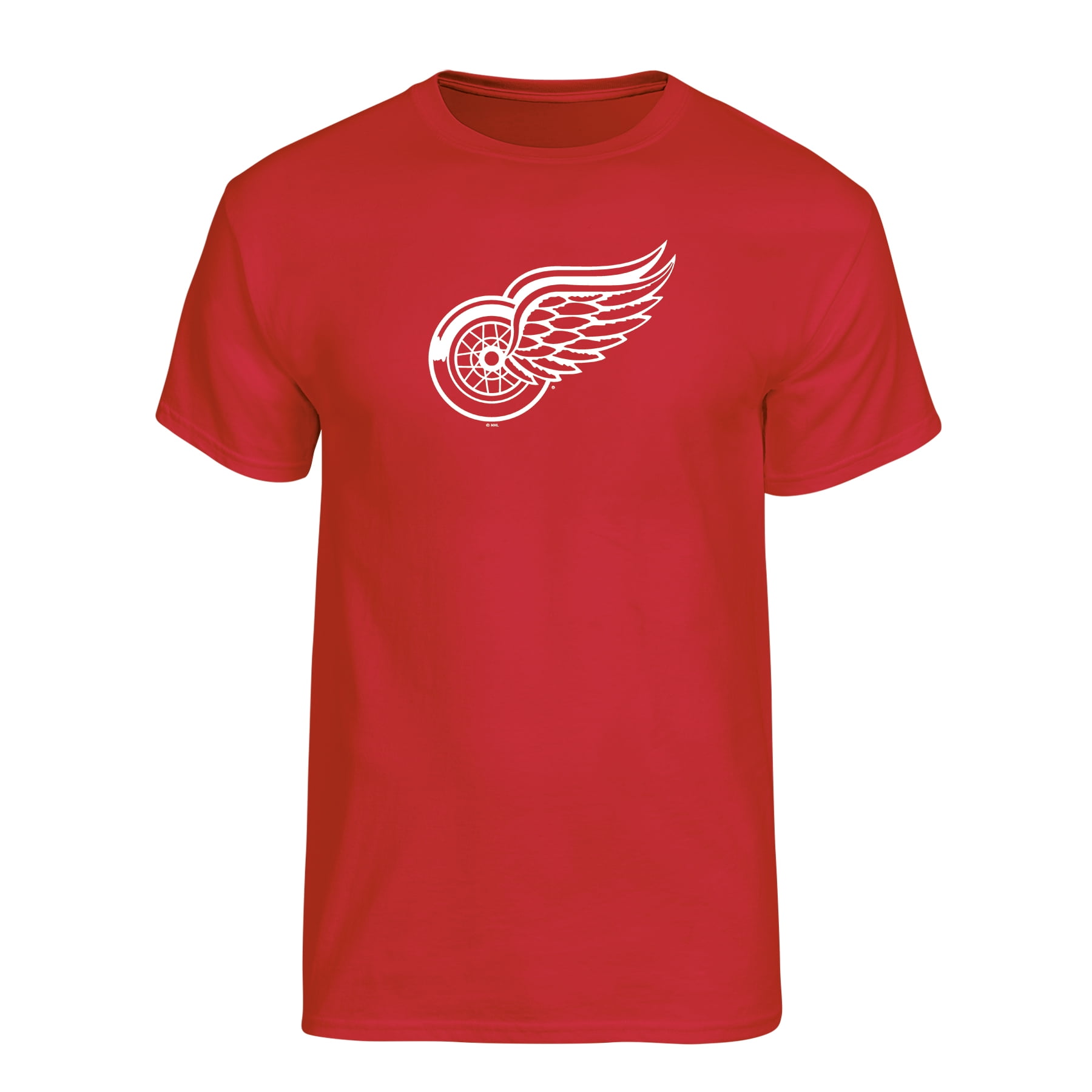 NHL Detroit Red Wings Men's Team Color Primary Logo Short Sleeve T-Shirt
