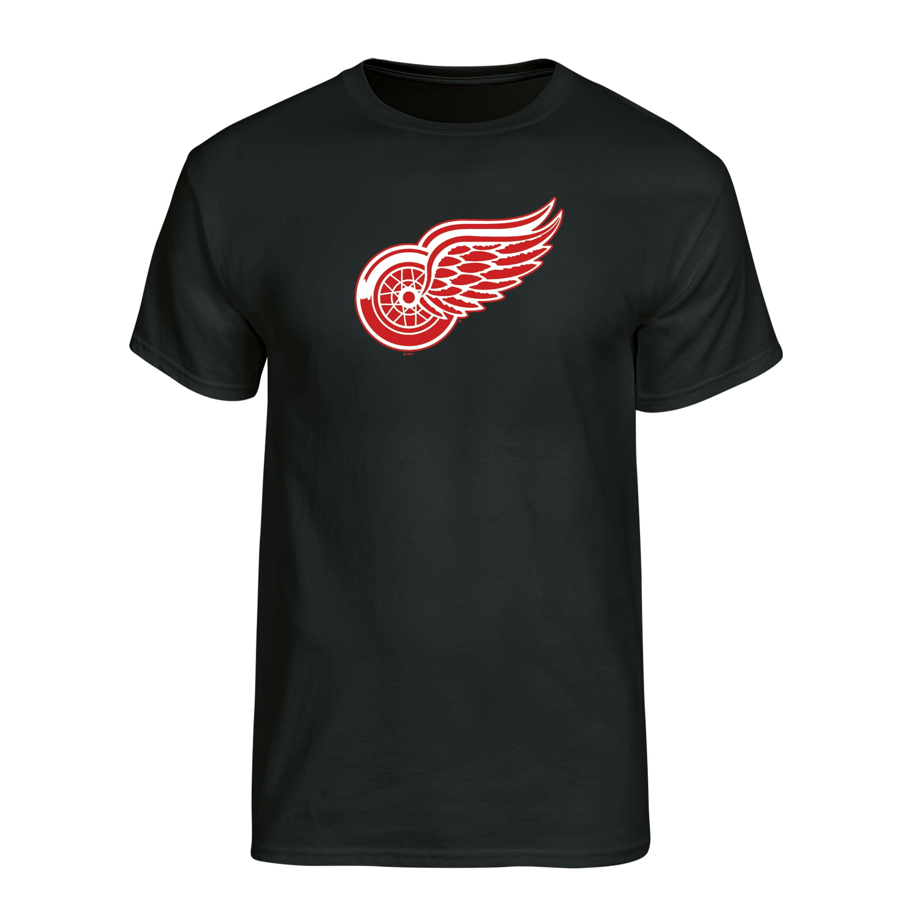 NHL Detroit Red Wings Men's Team Color Primary Logo Short Sleeve T-Shirt