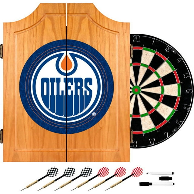 NHL Edmonton Oilers Dart Includes Darts and Board