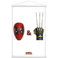 thumbnail image 1 of Marvel Deadpool & Wolverine - Mask and Claws One Sheet Wall Poster with Magnetic Frame, 22.375" x 34", 1 of 5