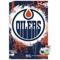 thumbnail image 1 of NHL Edmonton Oilers - Maximalist Logo 23 Wall Poster with Pushpins, 22.375" x 34", 1 of 4