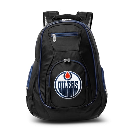 NHL Edmonton Oilers Premium Laptop Backpack with Colored Trim price history and forecast - MOJO NHOIL708