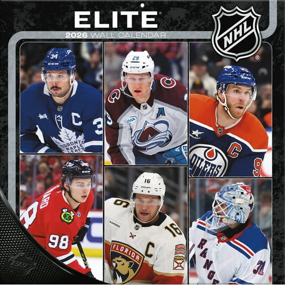 NHL Elite 2026 12x12 Wall Calendar, (Paperback)