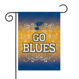St Louis Blues Fan Rules Garden Flag - 13 x 18 Inches