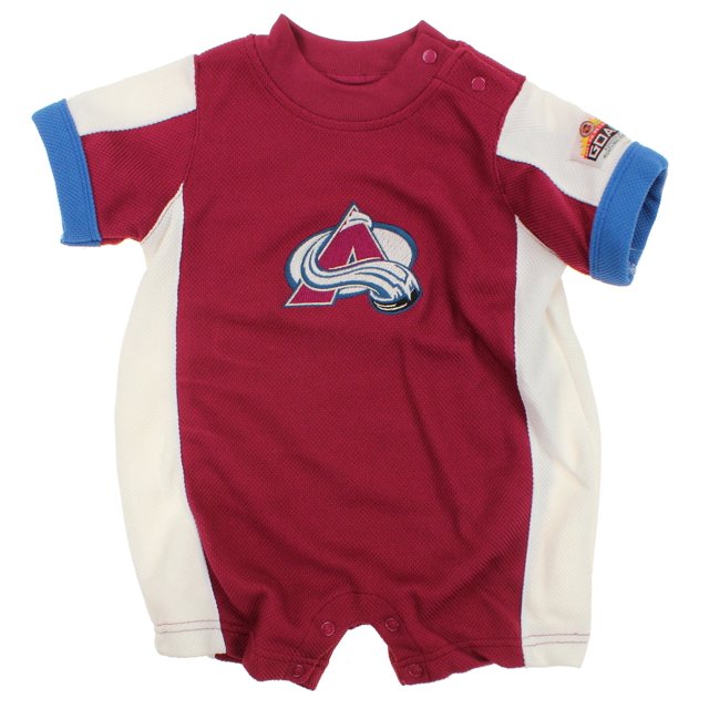 NHL Infant Colorado Avalanche Embroidered Romper, Burgundy