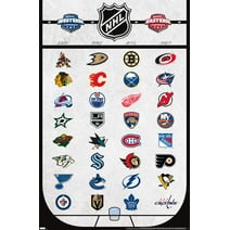 NHL League - Logos 22 Wall Poster, 22.375" x 34"