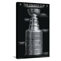 NHL League - Stanley Cup 16 Canvas Wall Poster, 14.725" x 22.375"