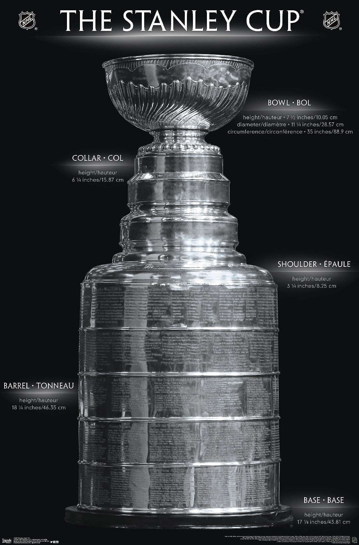 NHL League - Stanley Cup 16 Wall Poster, 14.725" x 22.375"
