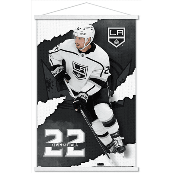 NHL Los Angeles Kings - Kevin Fiala 23 Wall Poster with Magnetic Frame, 22.375" x 34"