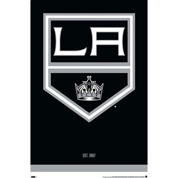 NHL Los Angeles Kings - Logo 21 Wall Poster, 22.375" x 34"