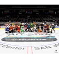 thumbnail image 1 of NHL Mascots Unsigned Group On-Ice Photograph, 1 of 1