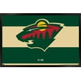 thumbnail image 1 of NHL Minnesota Wild - Logo 21 Wall Poster, 22.375" x 34", Framed, 1 of 3