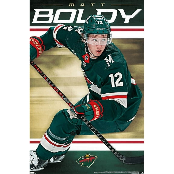 NHL Minnesota Wild - Matt Boldy 23 Wall Poster, 22.375" x 34"