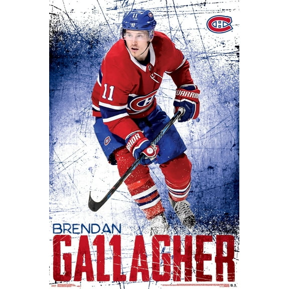 NHL Montreal Canadiens - Brendan Gallagher 18 Wall Poster, 22.375" x 34"