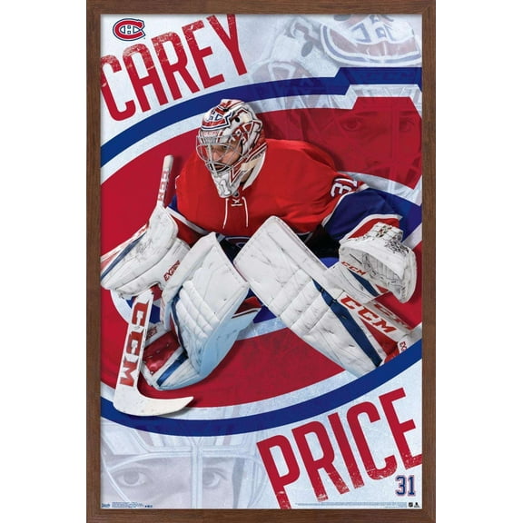 NHL Montreal Canadiens - Carey Price 17 Wall Poster, 14.725" x 22.375", Framed