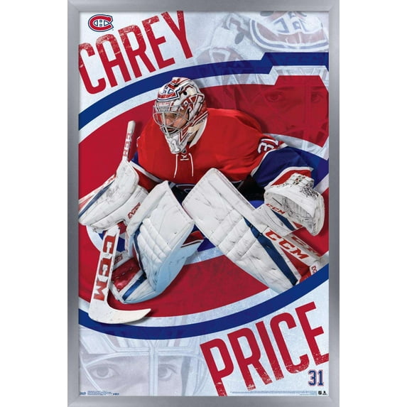 NHL Montreal Canadiens - Carey Price 17 Wall Poster, 14.725" x 22.375", Framed