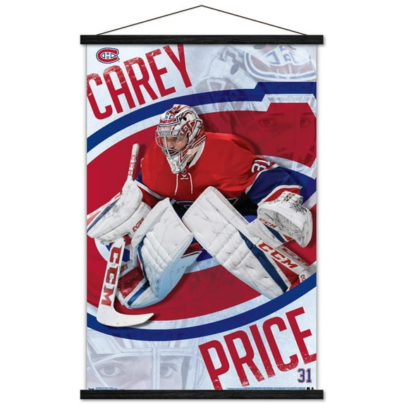 NHL Montreal Canadiens - Carey Price 17 Wall Poster with Magnetic Frame, 22.375" x 34"