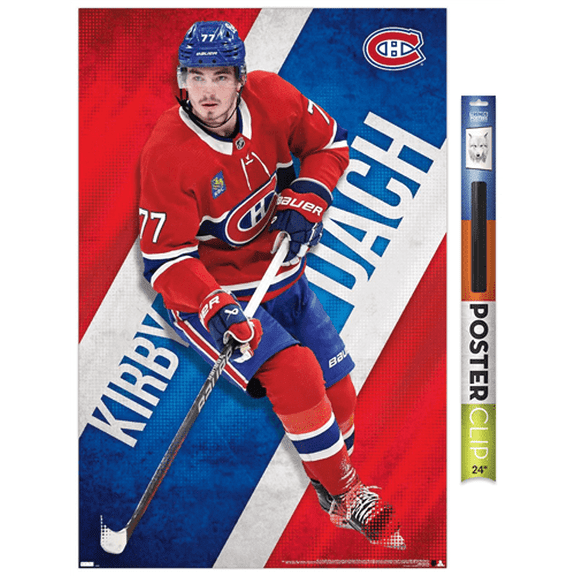 NHL Montreal Canadiens - Kirby Dach 23 Wall Poster, 22.375" x 34"