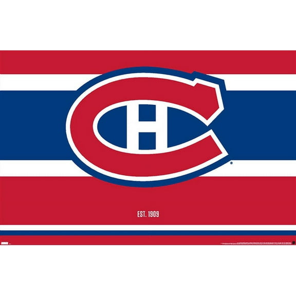 NHL Montreal Canadiens - Logo 21 Wall Poster, 22.375" x 34"