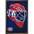 thumbnail image 1 of NHL Montreal Canadiens - Mask 16 Wall Poster, 22.375" x 34", Framed, 1 of 3