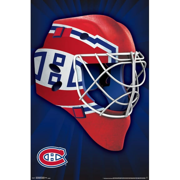 NHL Montreal Canadiens - Mask 16 Wall Poster, 22.375" x 34"