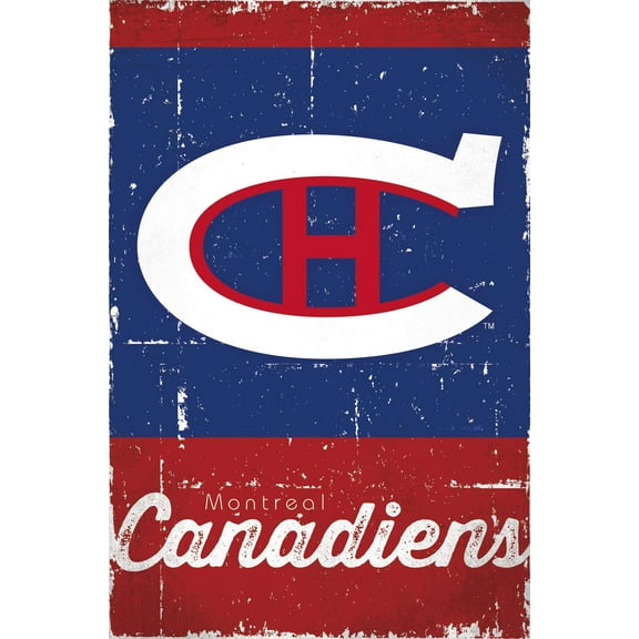NHL Montreal Canadiens - Retro Logo 13 Wall Poster, 22.375" x 34"