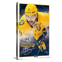 NHL Nashville Predators - Filip Forsberg 23 Canvas Wall Poster, 14.725" x 22.375"