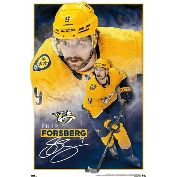 NHL Nashville Predators - Filip Forsberg 23 Wall Poster, 14.725" x 22.375"