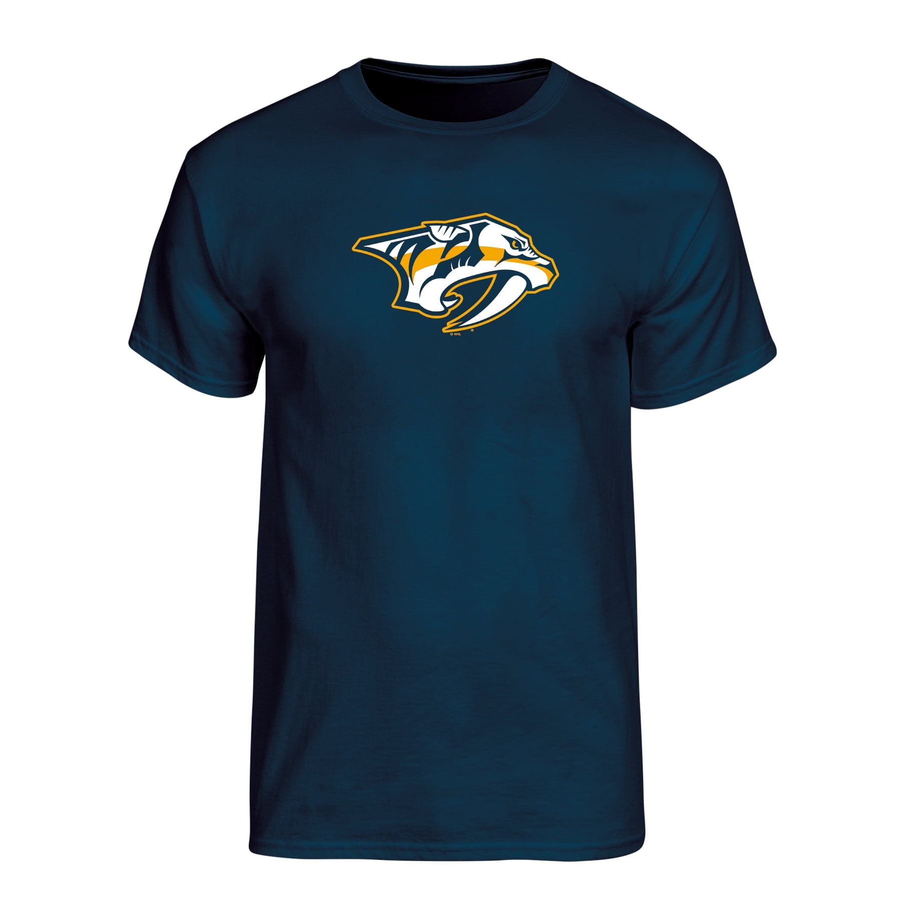 NHL Nashville Predators Men's Team Color Primary Logo Short Sleeve T-Shirt