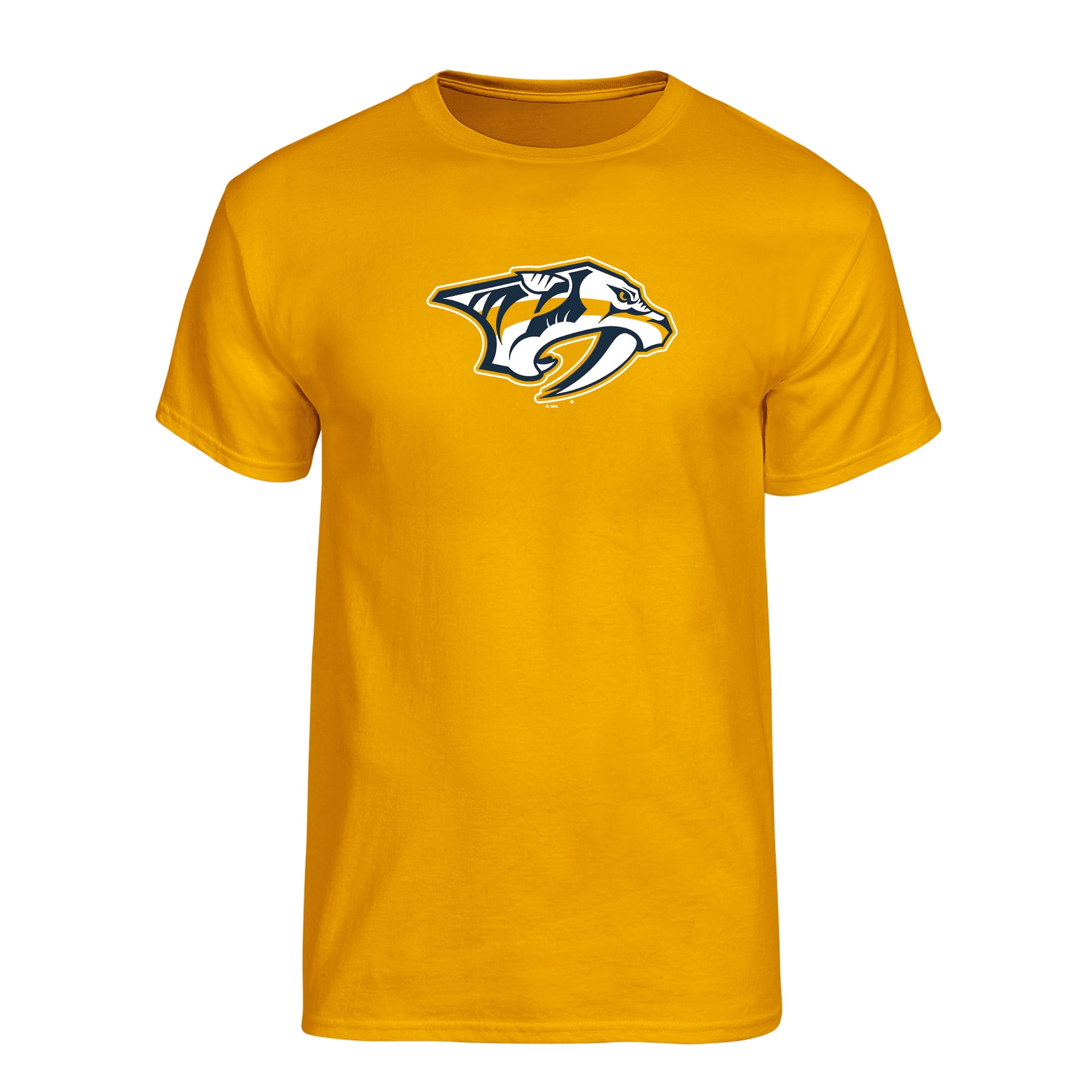 NHL Nashville Predators Men's Team Color Primary Logo Short Sleeve T-Shirt