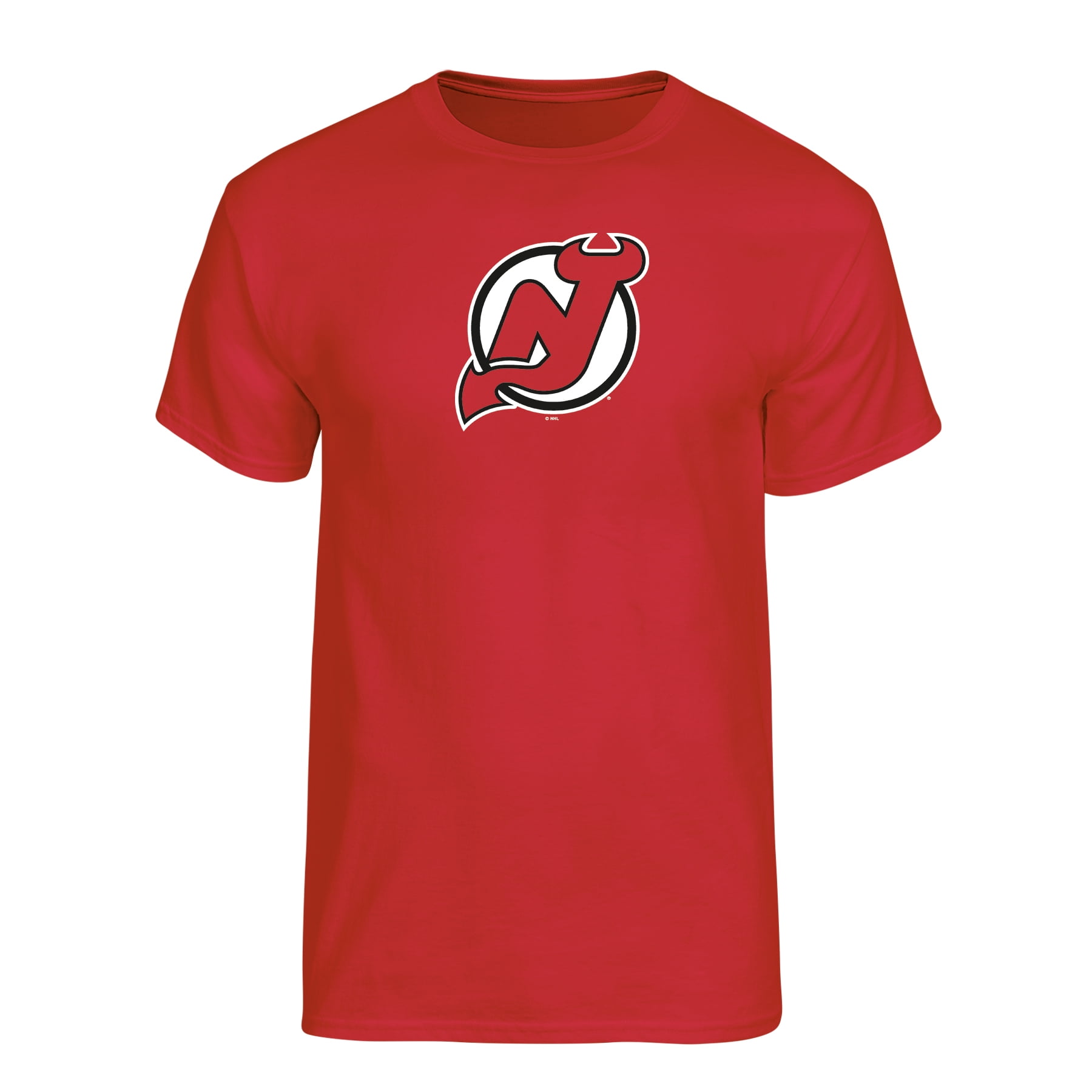 NHL New Jersey Devils Men's Team Color Primary Logo Short Sleeve T-Shirt