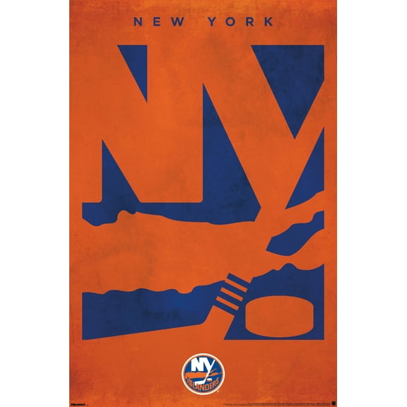 NHL New York Islanders - Logo 25 Wall Poster, 14.725" x 22.375"