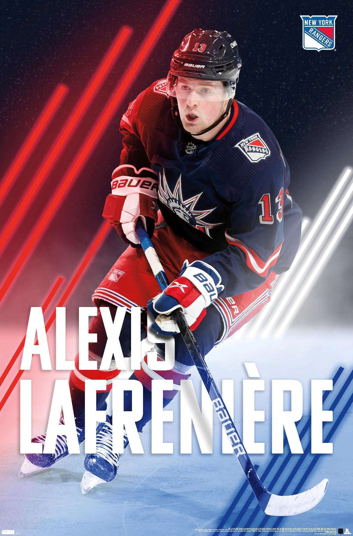 NHL New York Rangers - Alexis Lafrenière 20 Wall Poster, 14.725" x 22.375"